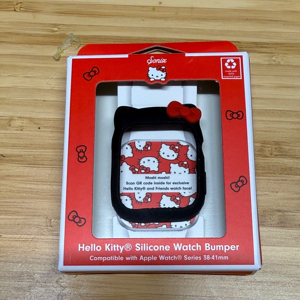 Sonix Hello Kitty Red and Black Watch Bumper